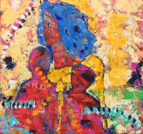 Mother with children