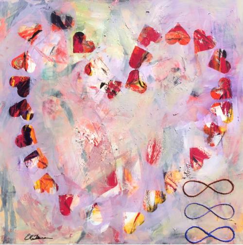 Symbolisch hart pink